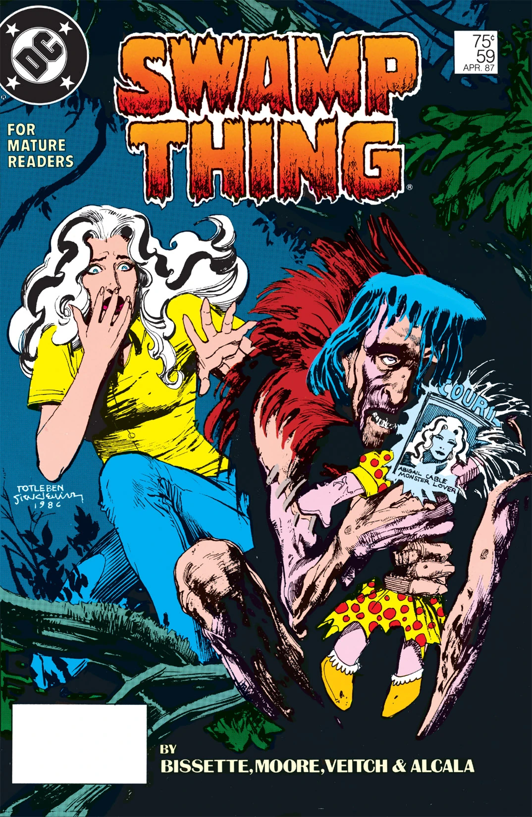 Swamp Thing #59 (DC, 1987 — Cover A) cover